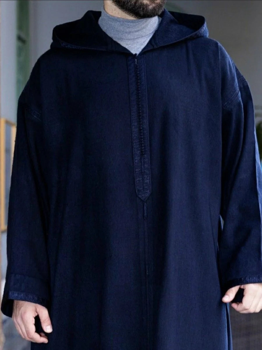 Djellaba Dunkelblau