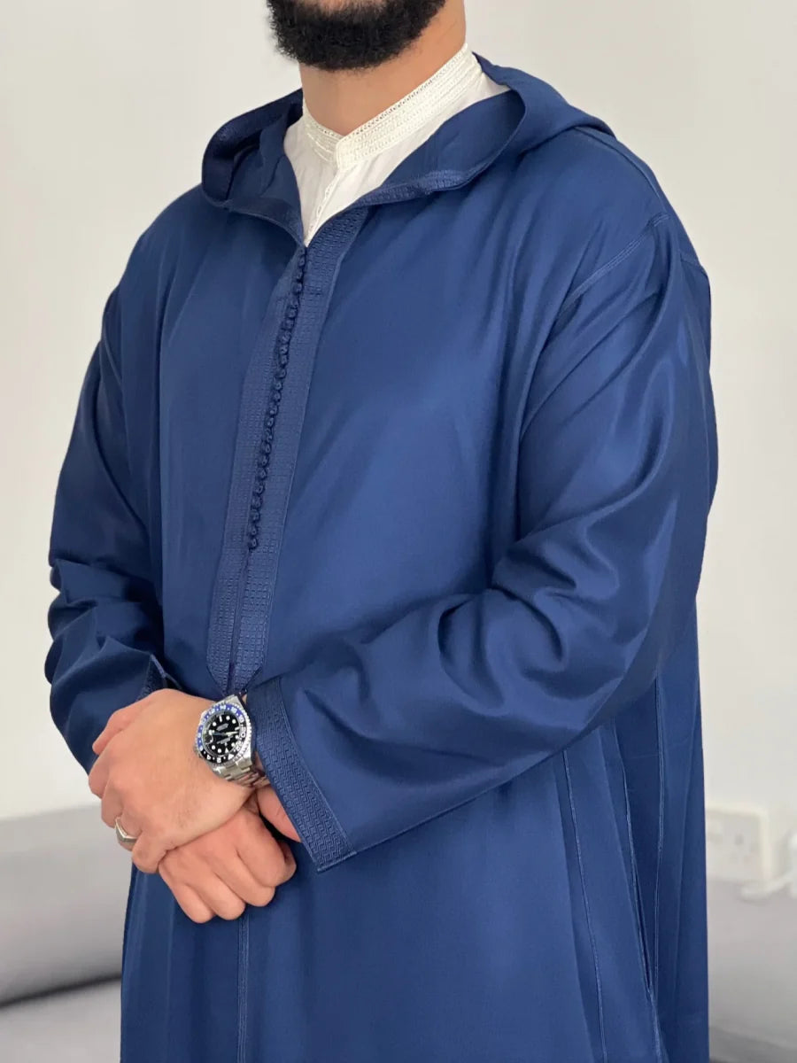 Djellaba Blau Herren