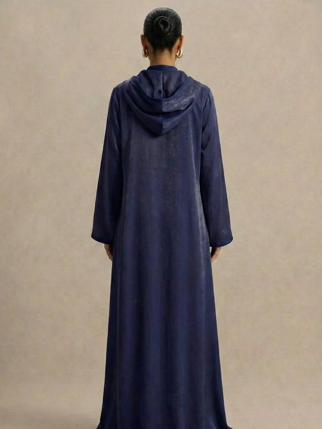 Djellaba blu navy (2 pezzi)
