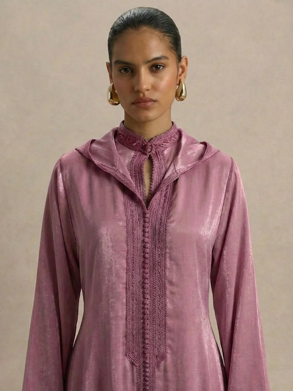 Djellaba Bordeaux