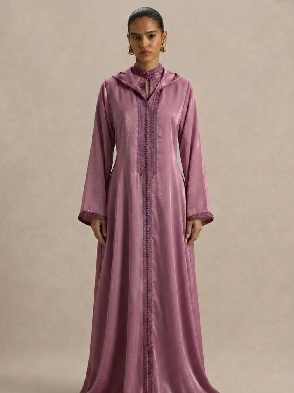 Djellaba Bordeaux