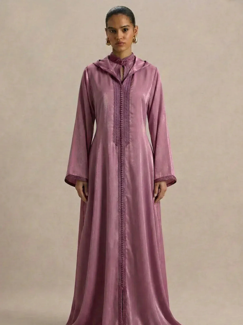 Djellaba Bordeaux