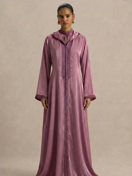 Djellaba Bordeaux