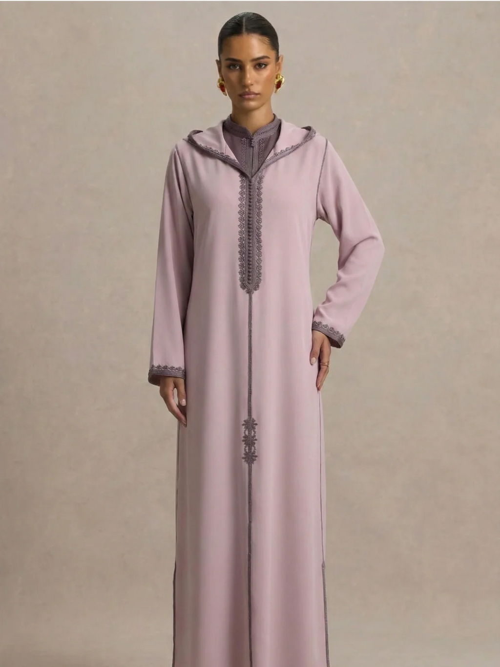 Djellaba Kapuze Damen (2-teilig)
