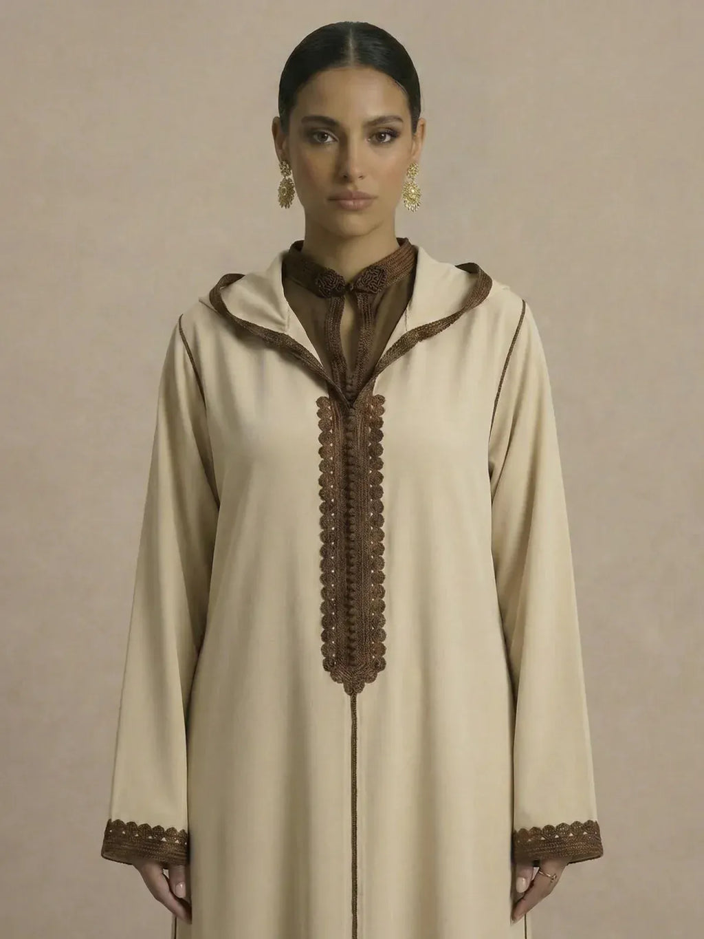 Djellaba Crème (2-delig)