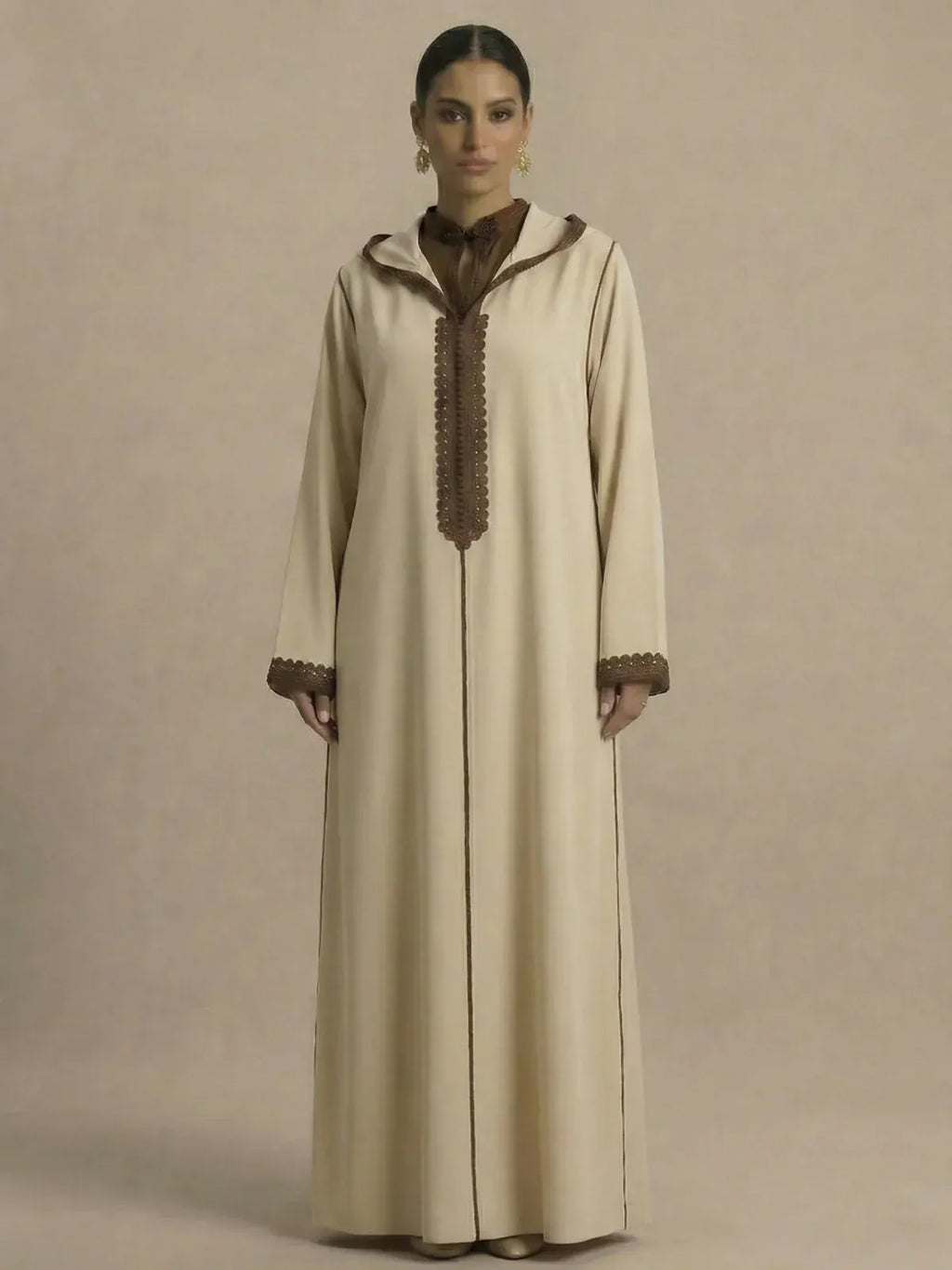 Djellaba Crème (2-delig)