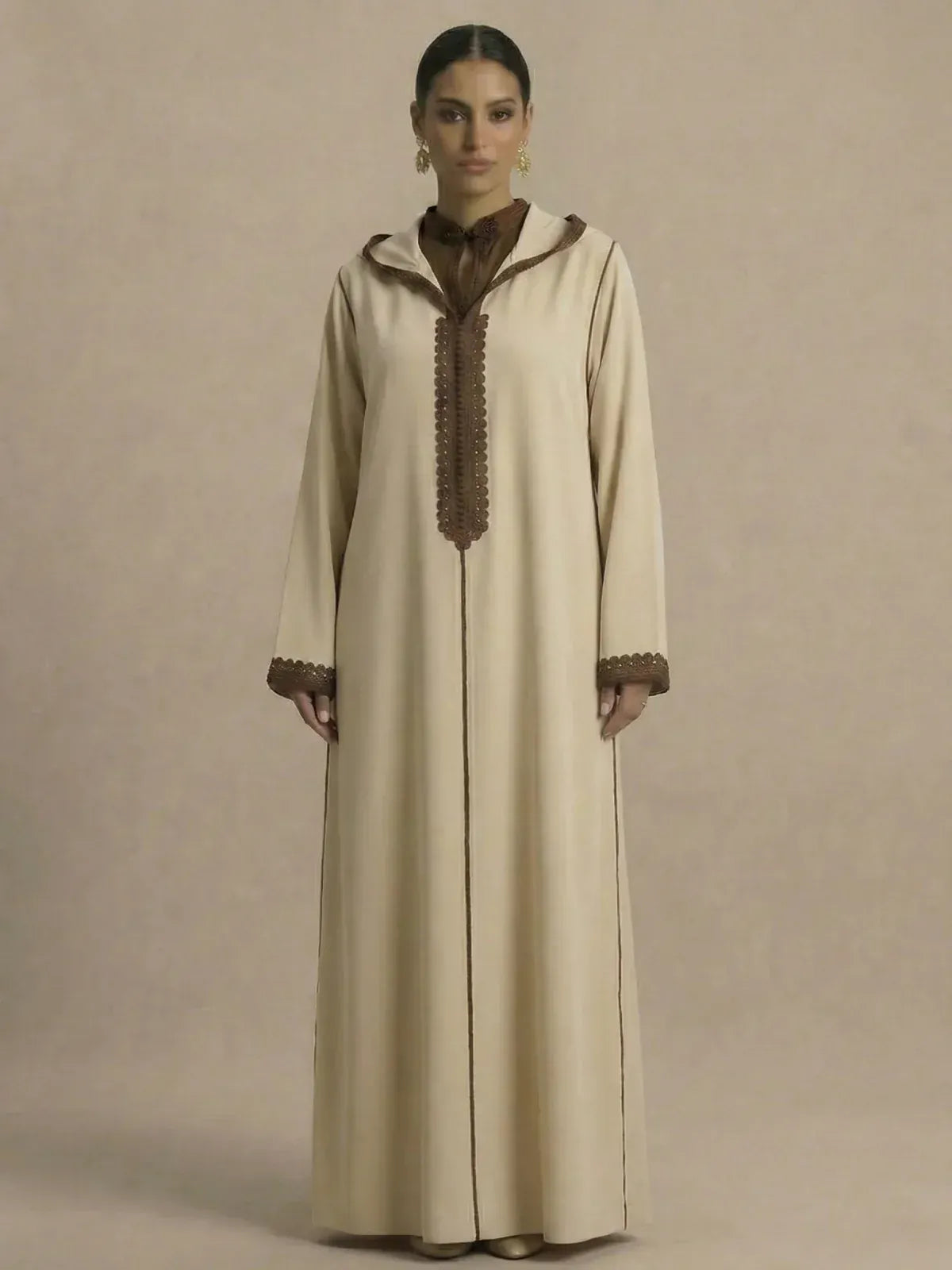 Djellaba Crème (2-delig)