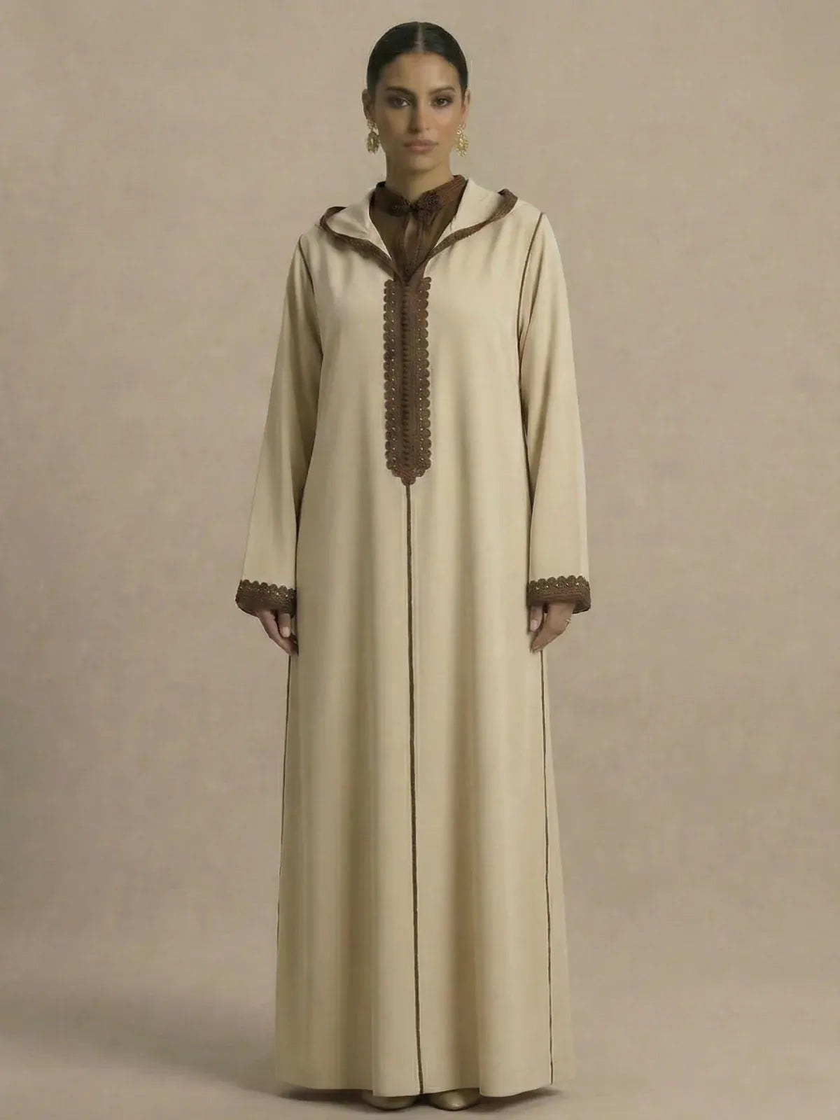 Djellaba Creme (2-delig)