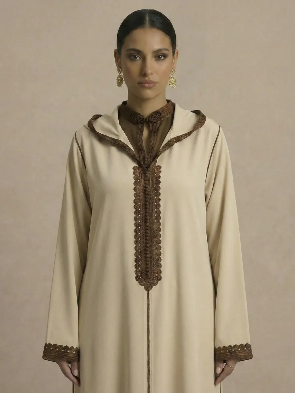 Djellaba Creme (2-delig)