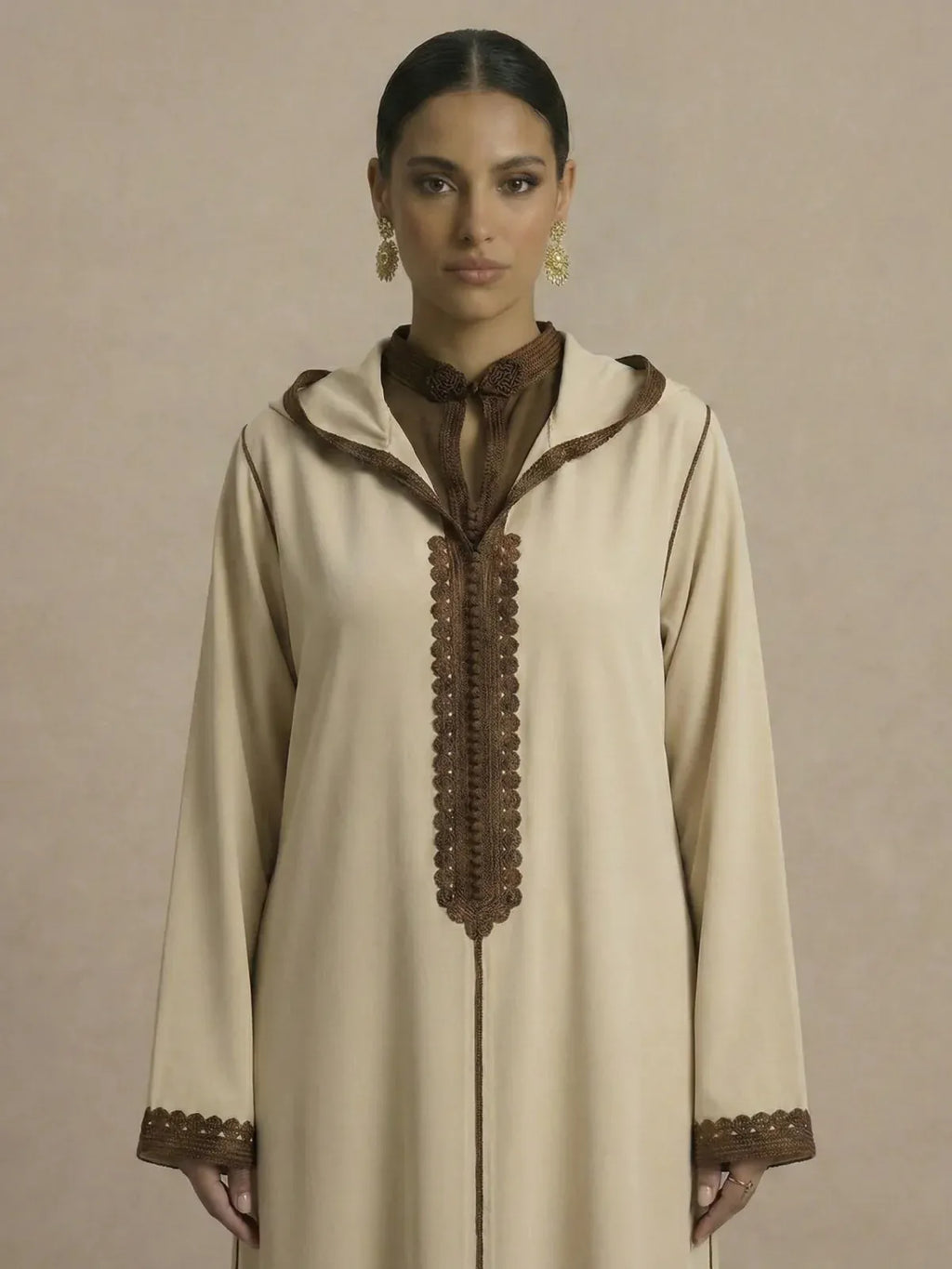 Djellaba Creme (2-teilig)
