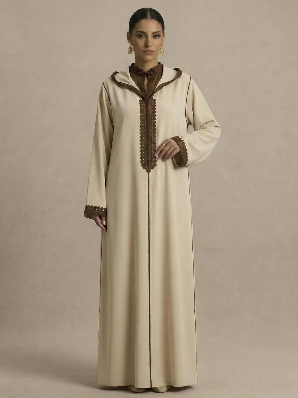 Djellaba Creme (2-teilig)