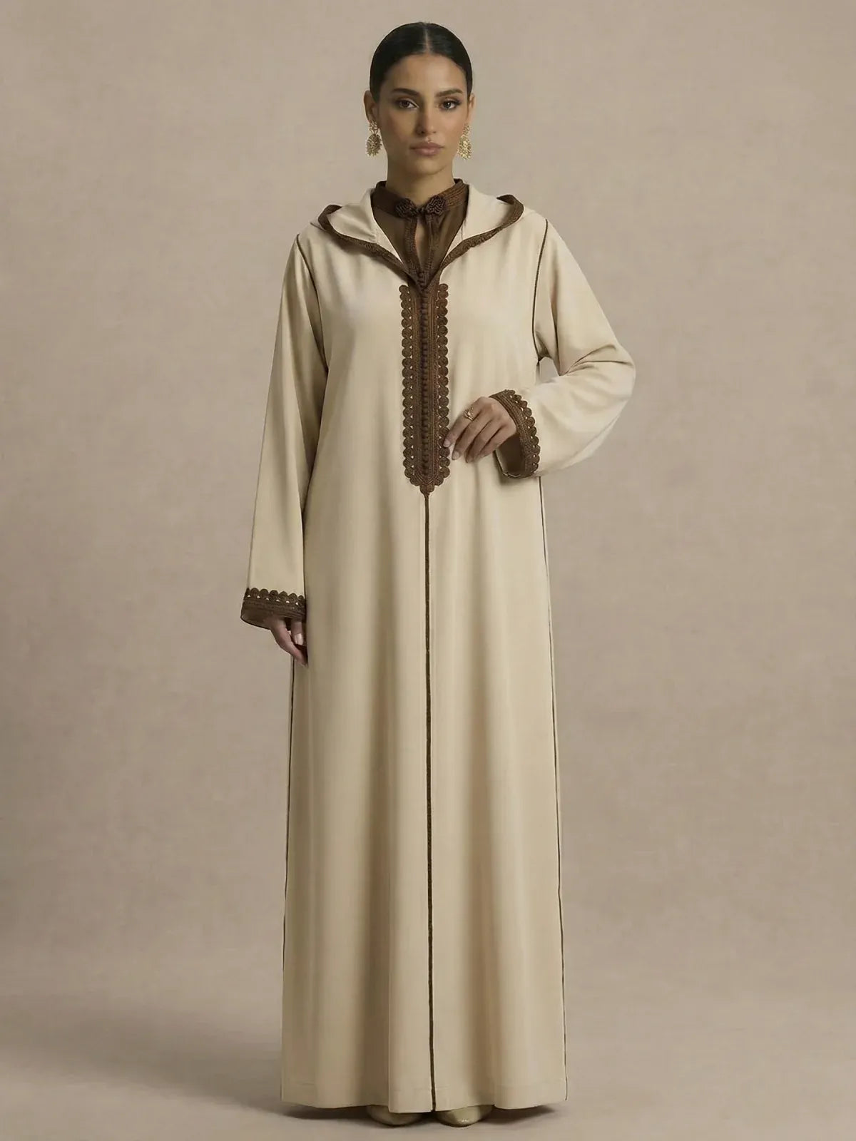 Djellaba Creme (2-teilig)