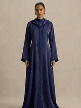 Djellaba Marineblau (2-teilig)