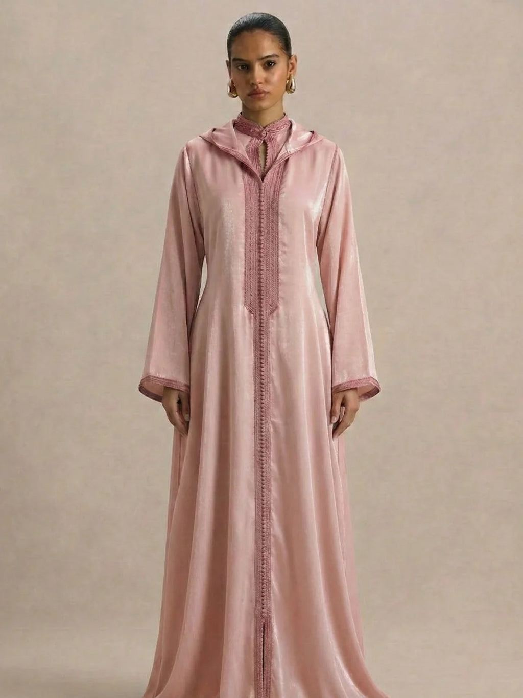 Djellaba Rosa (2-teilig)
