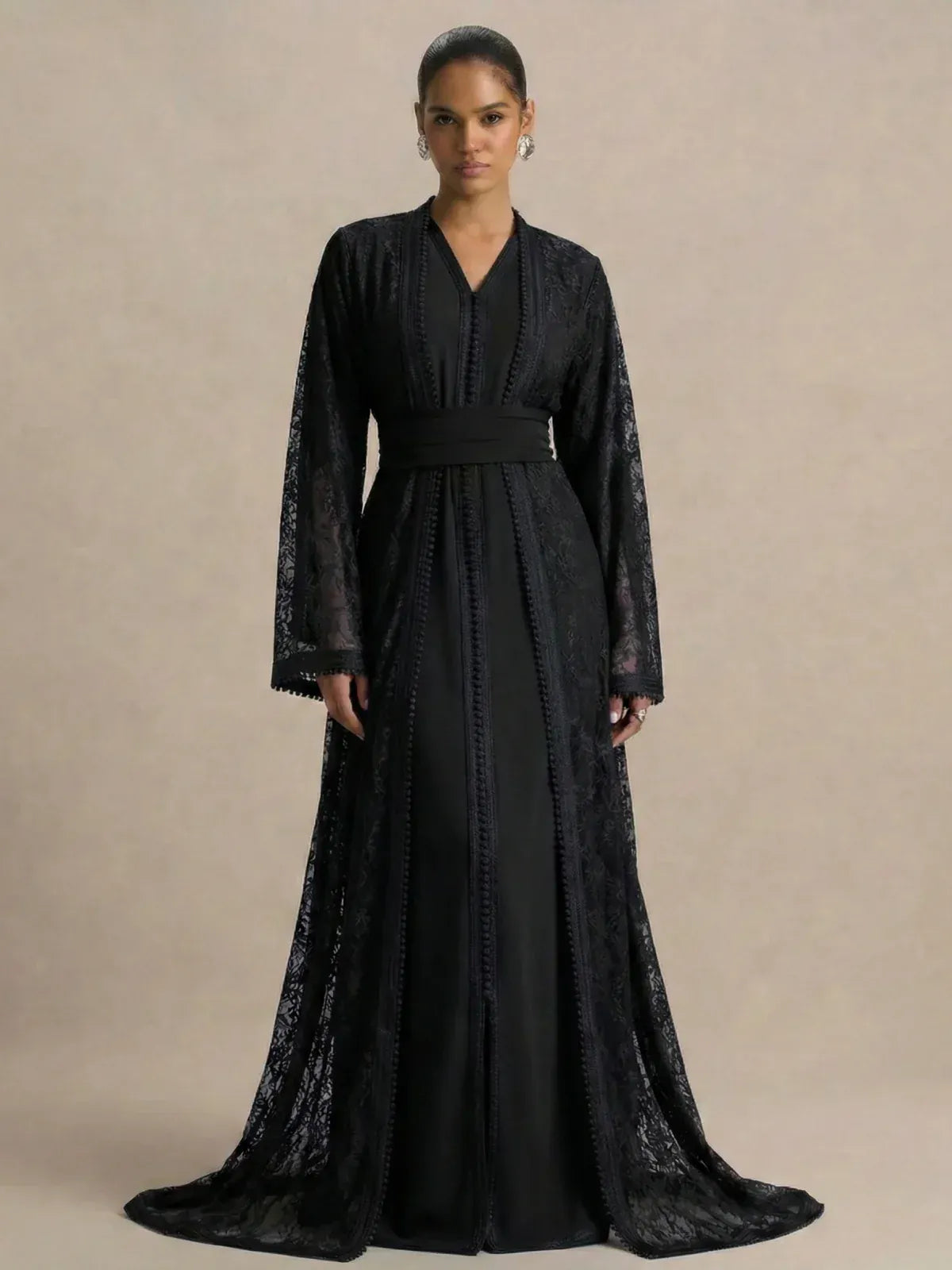 Eenvoudige Zwarte kaftan