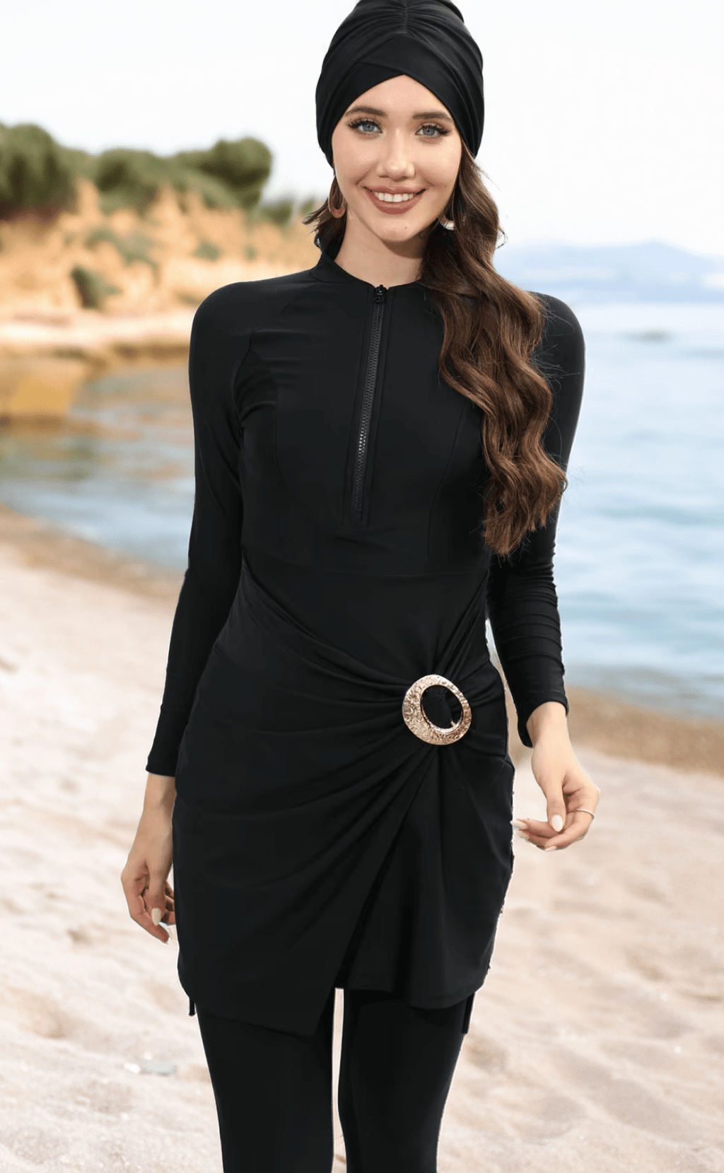 Enora 4-teiliger langer Burkini