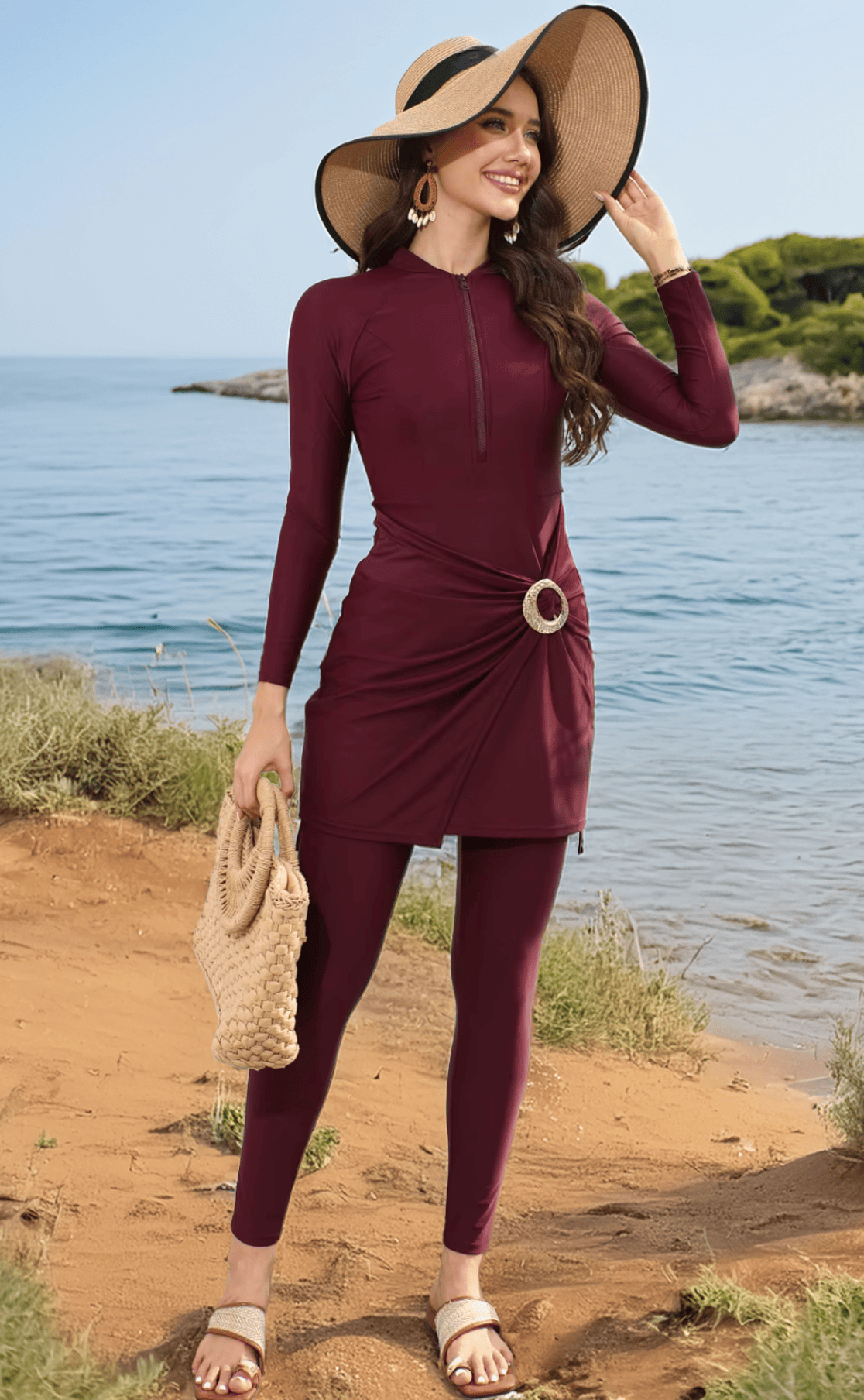 Enora 4-piece long burkini