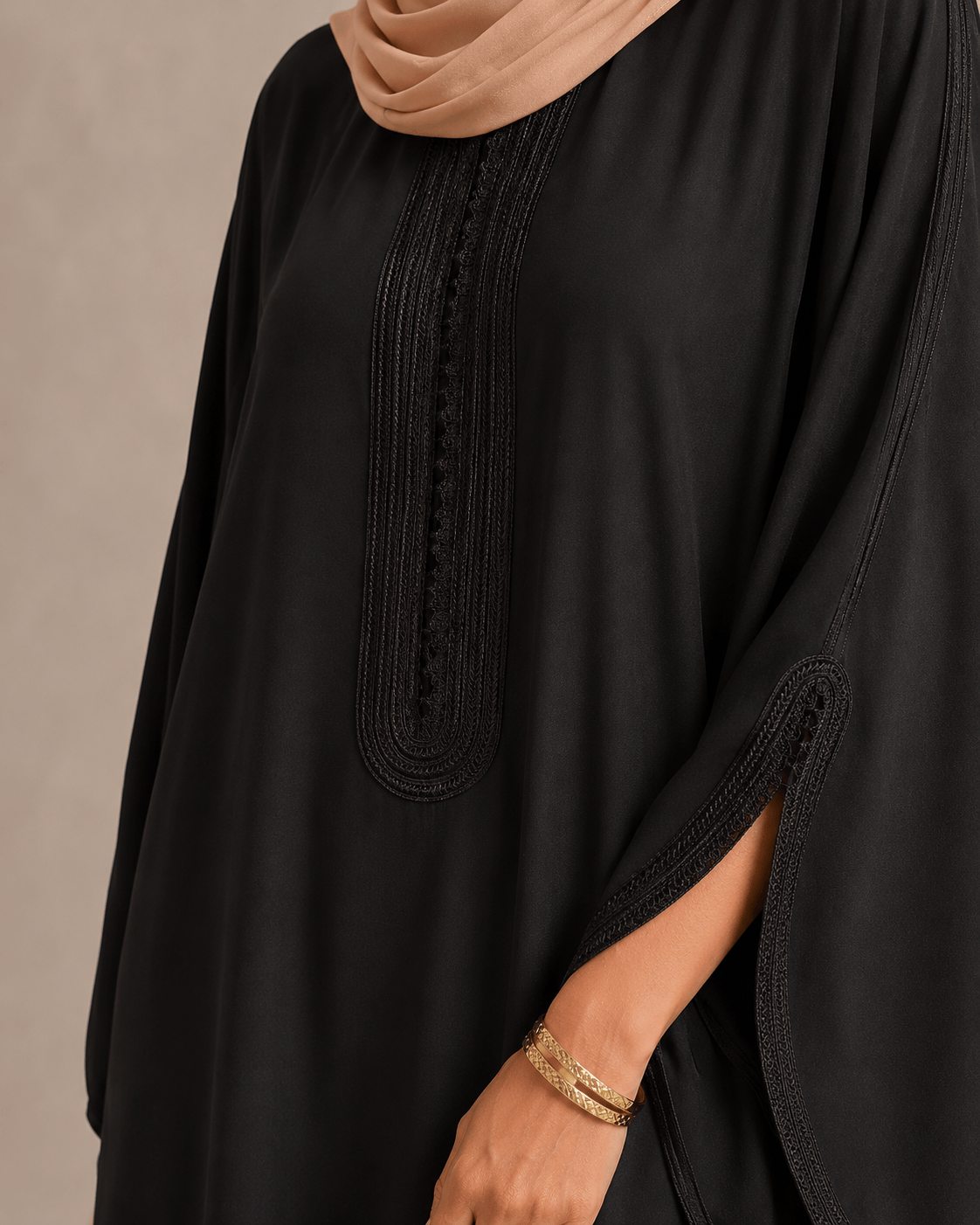 Gandoura Noor Schwarz