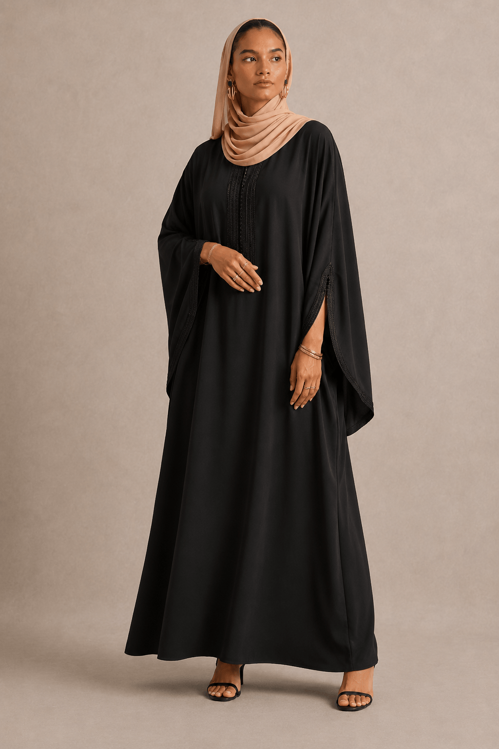 Gandoura Noor Schwarz