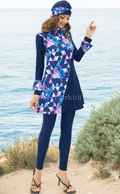 Grafisch burkini-badpak