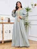 Grijze Zilveren kaftan