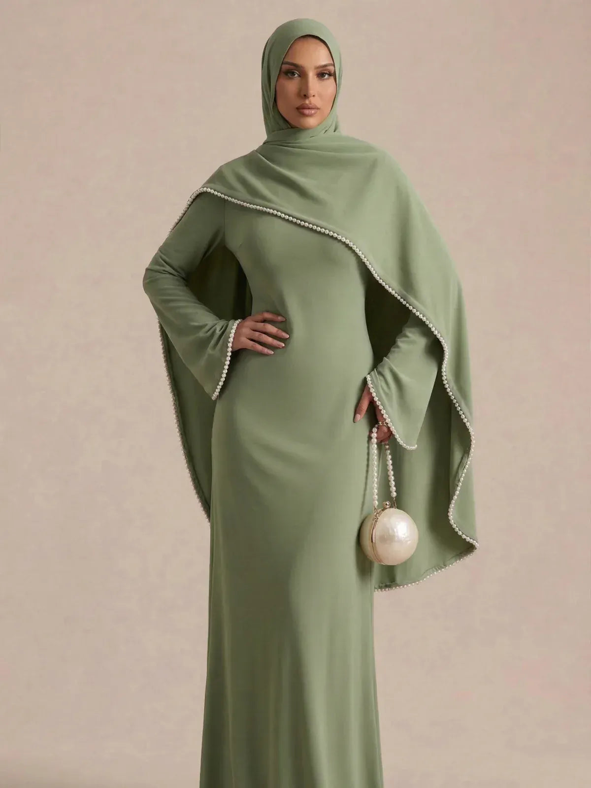 Groene abaya