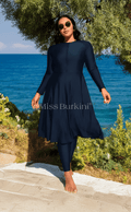 Grote maat Burkini Dayana blauw
