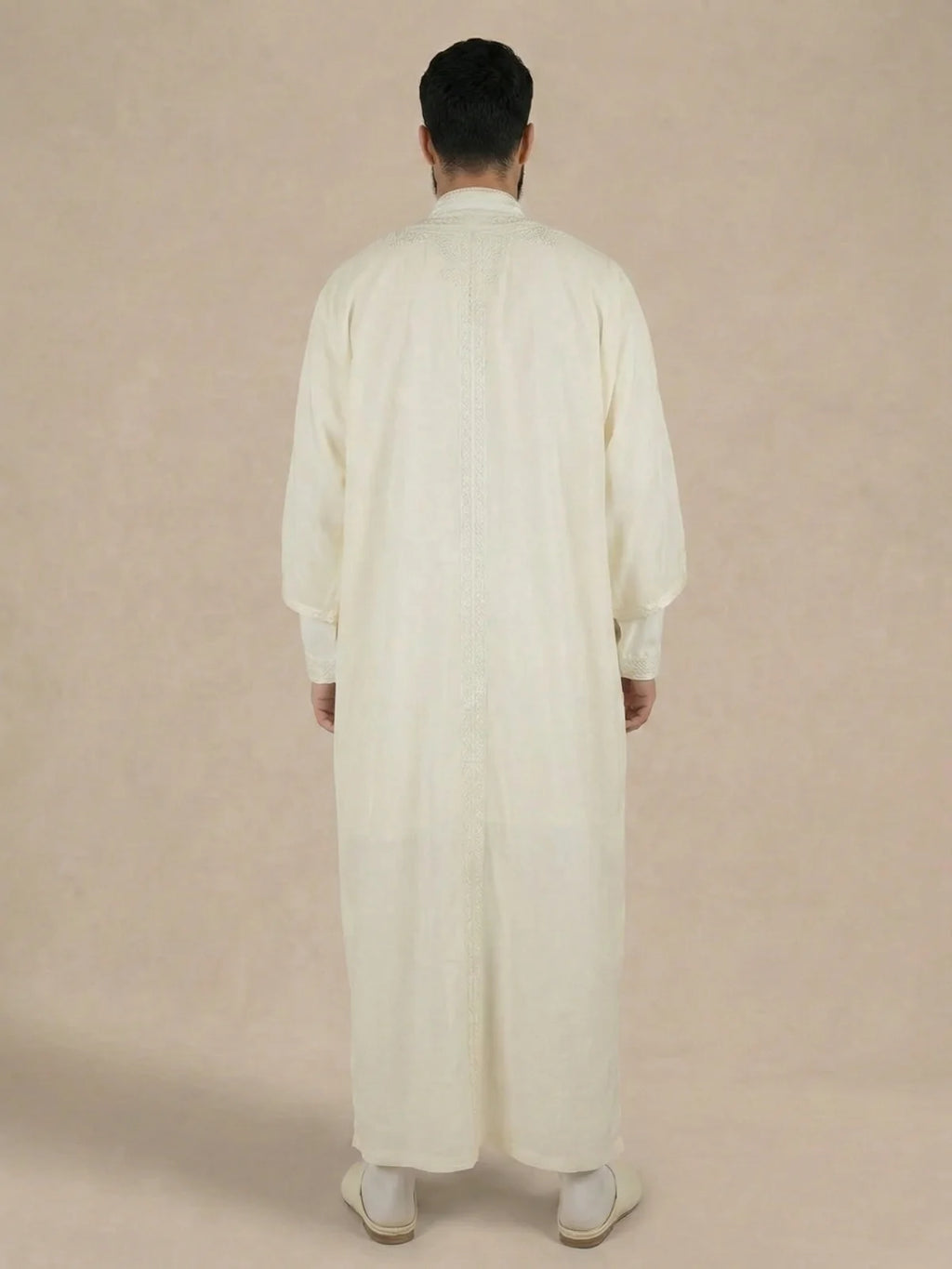 Djellaba Weiß