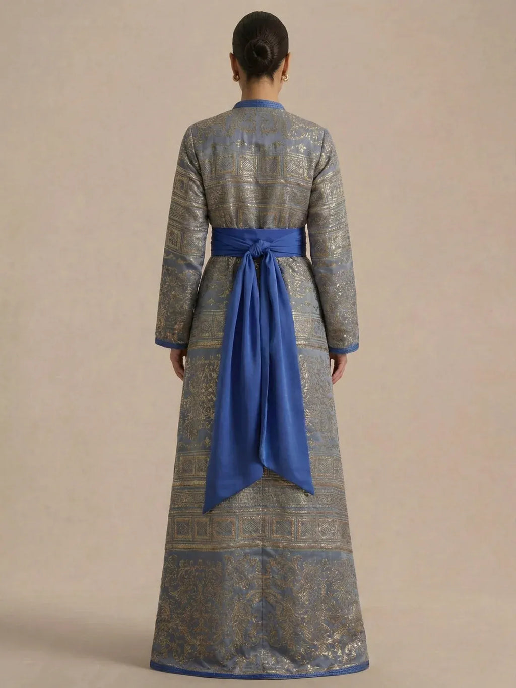Kaftan Blau Einfach