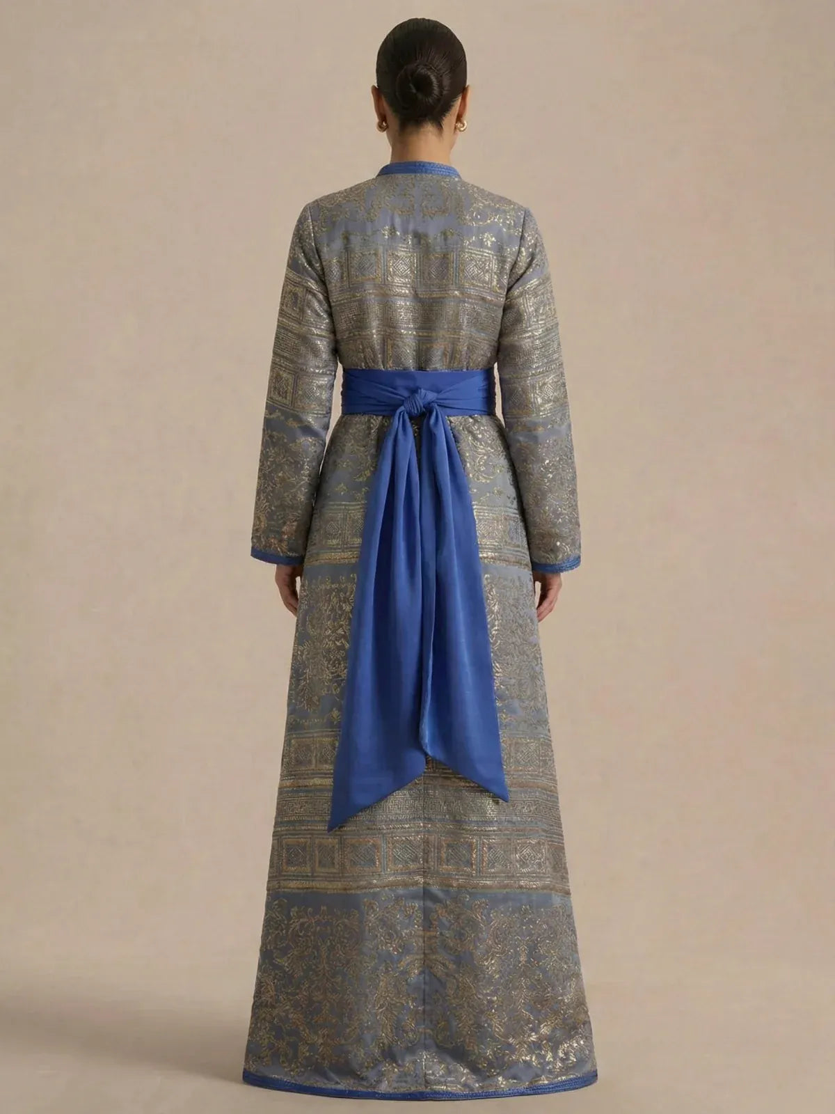 Kaftan Blau Einfach