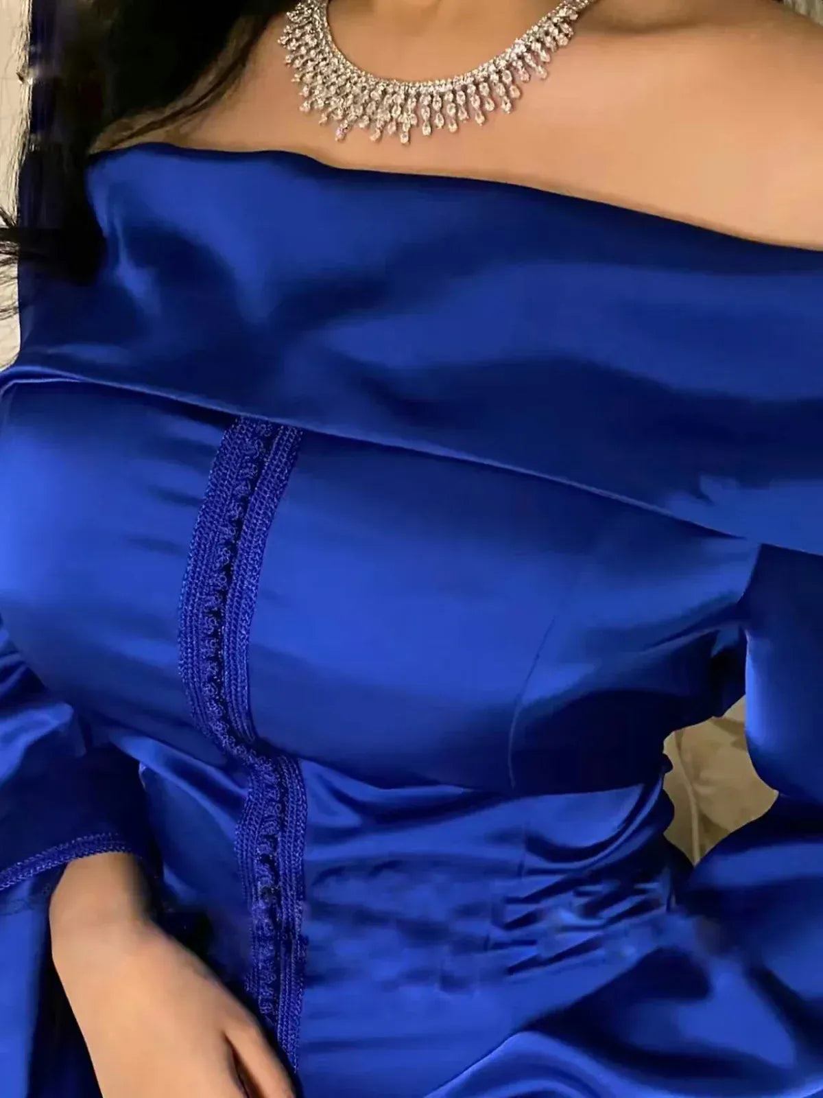 Kaftan Blauw Elektrisch