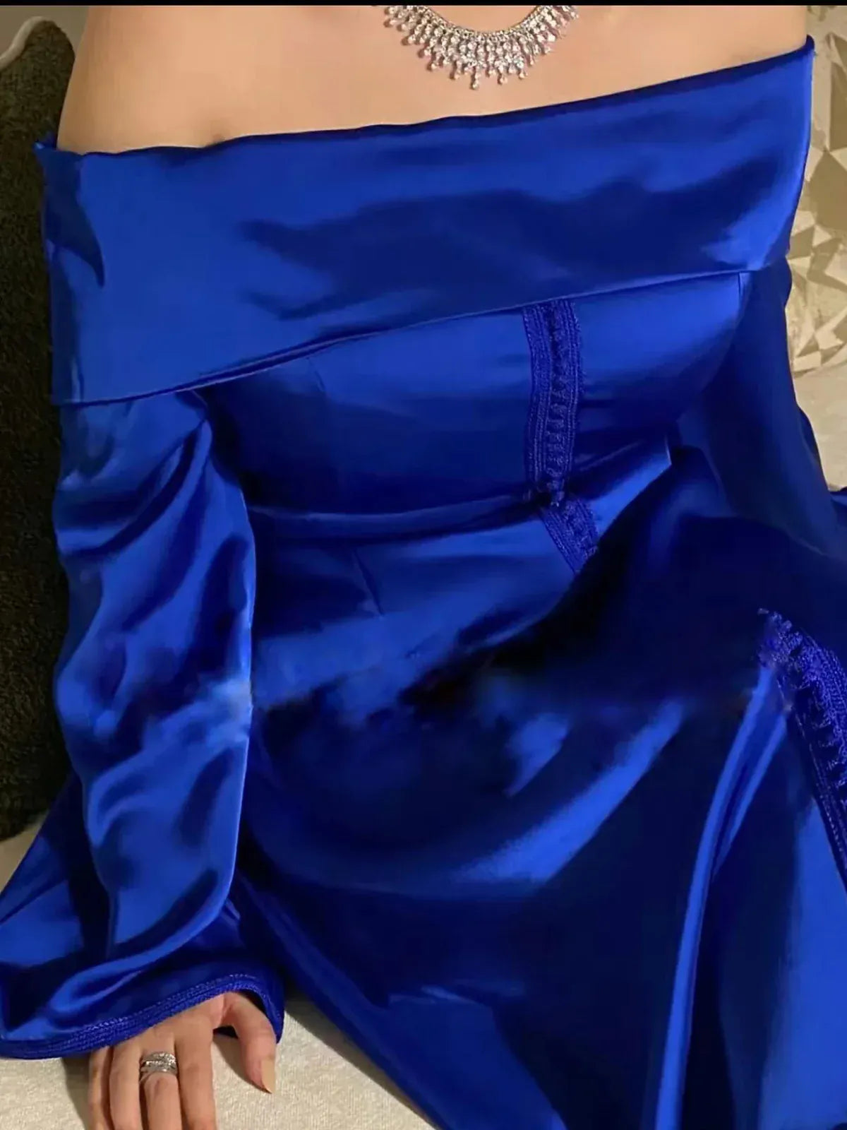 Kaftan Blauw Elektrisch