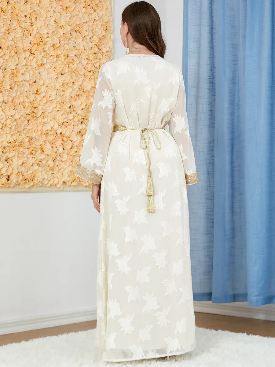 Kaftan Wedding White and Gold