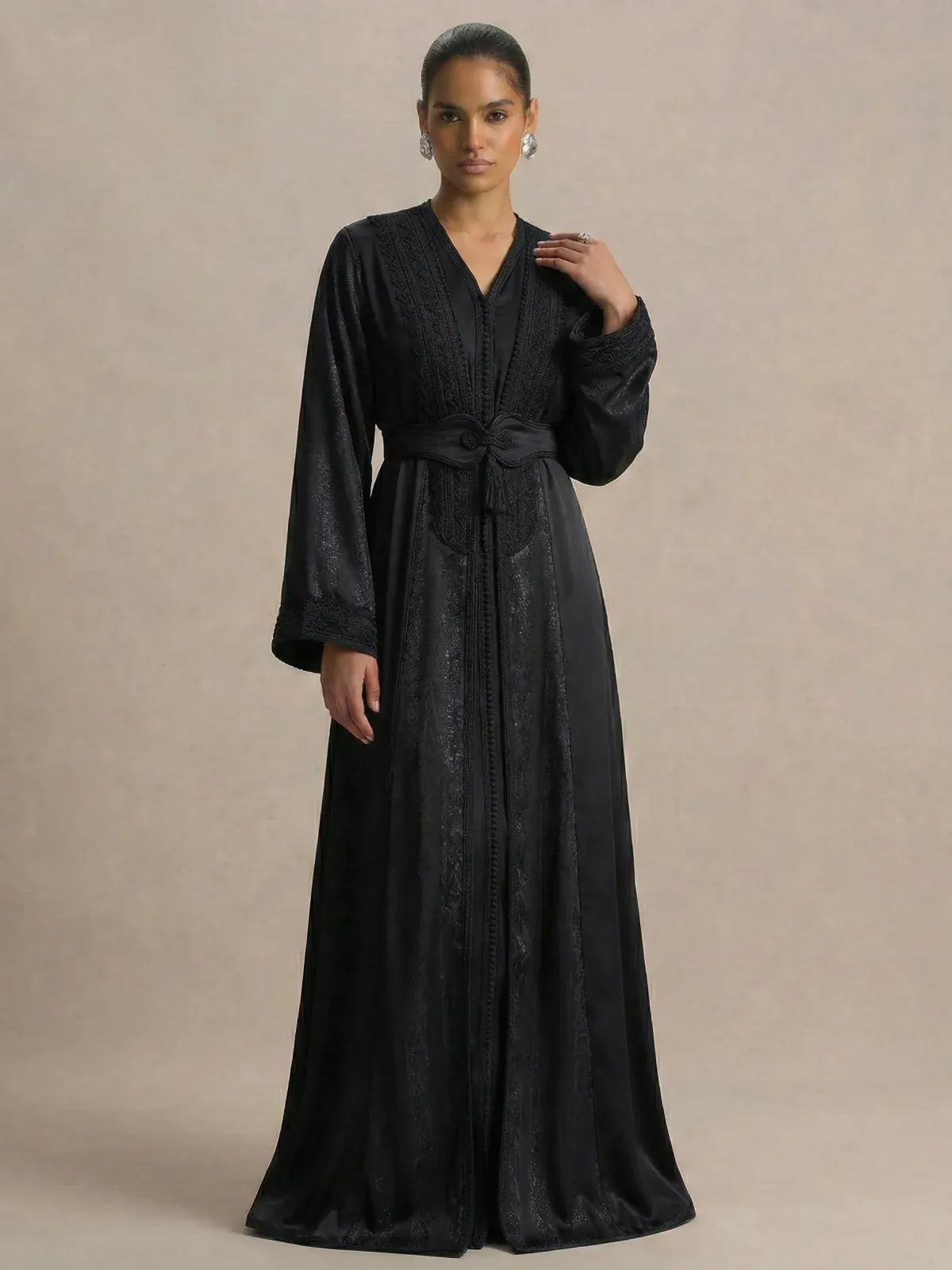 Kaftan Bruiloft Zwart (kleine Onvolkomenheid)