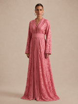 Kaftan knallrosa