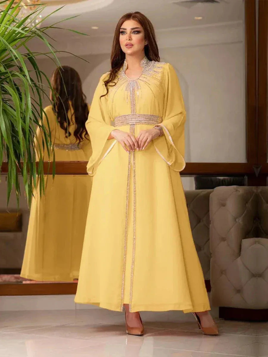 Kaftan Gelb Pastell