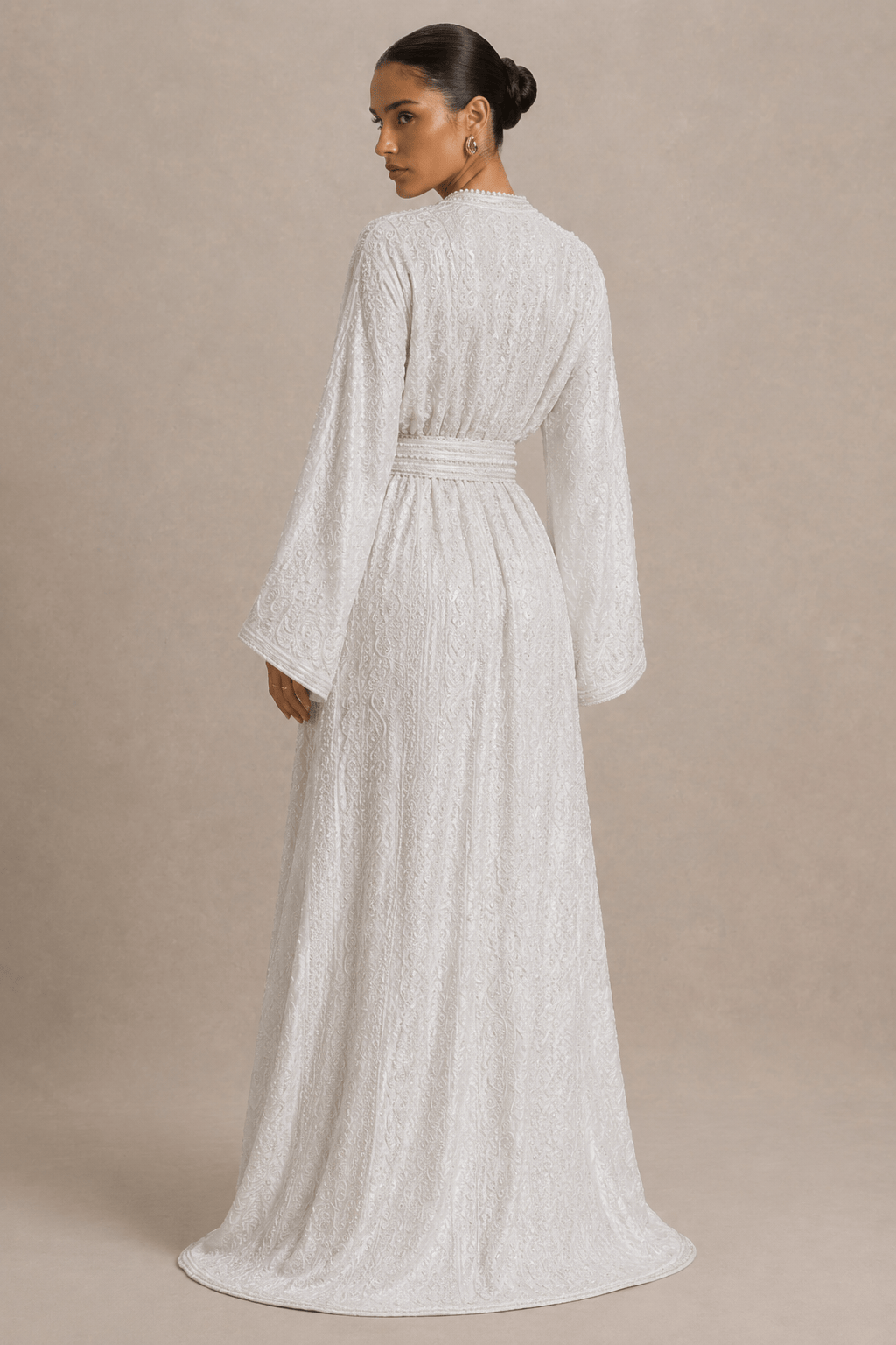 Kaftan Grau Silber