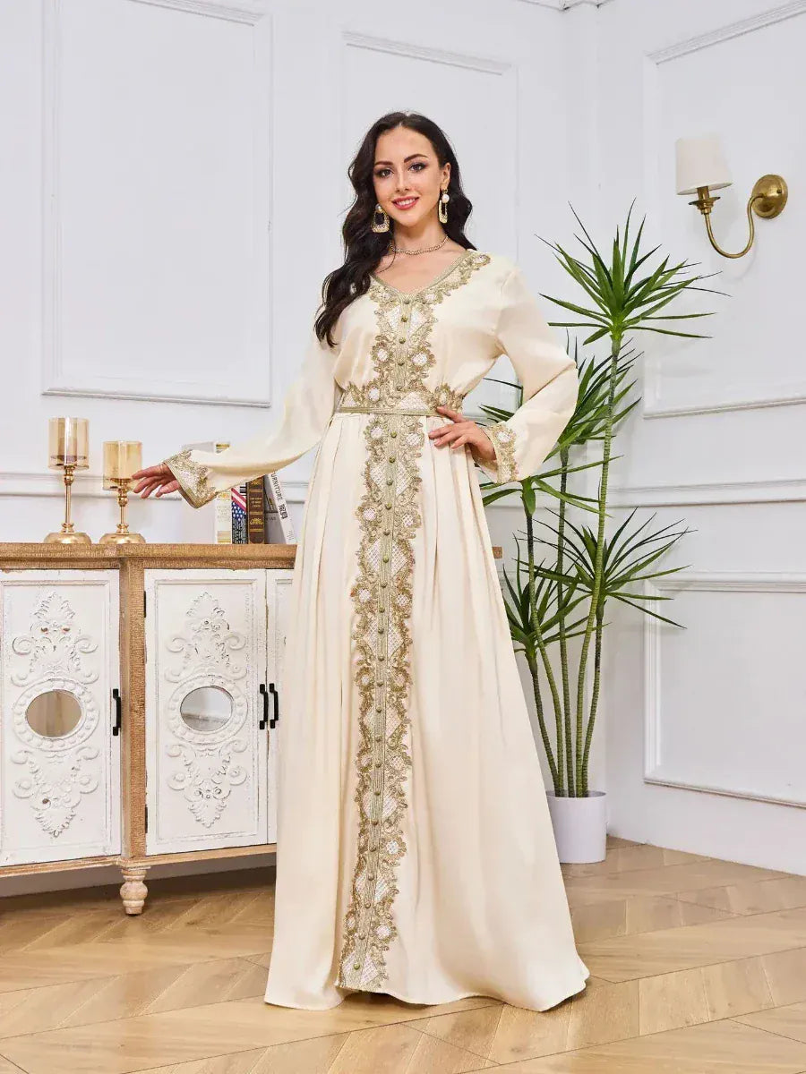 Kaftan Jurk Wit