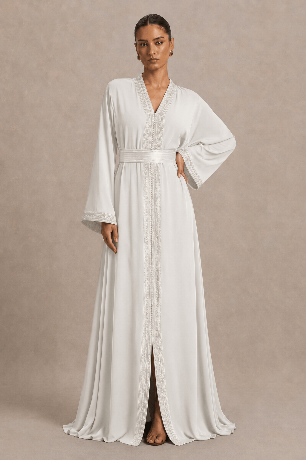 Kaftan Jurk Wit