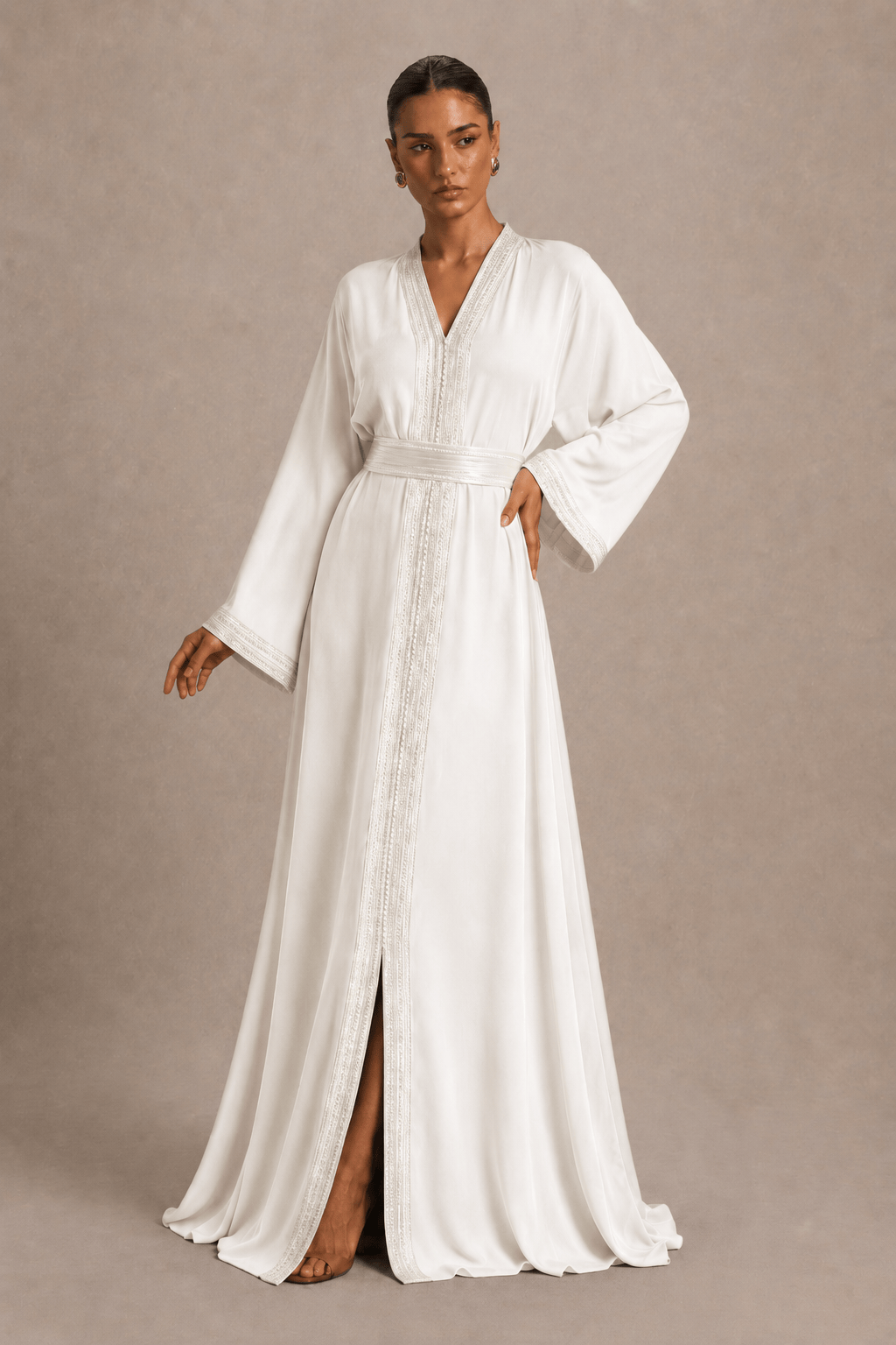 Kaftan Jurk Wit