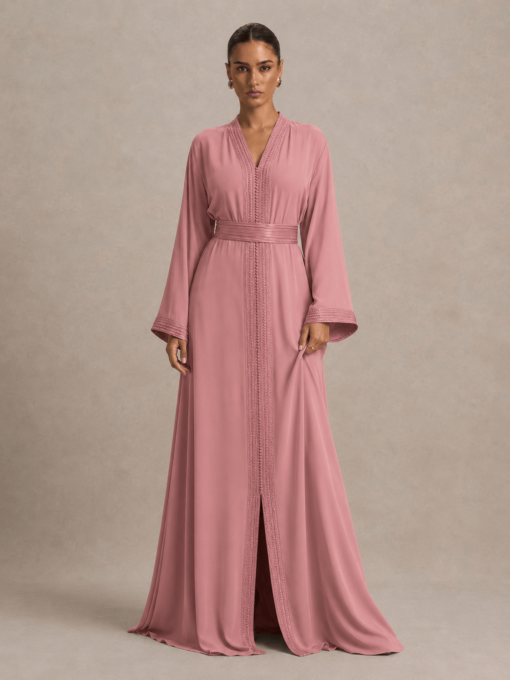 Kaftan Hellrosa