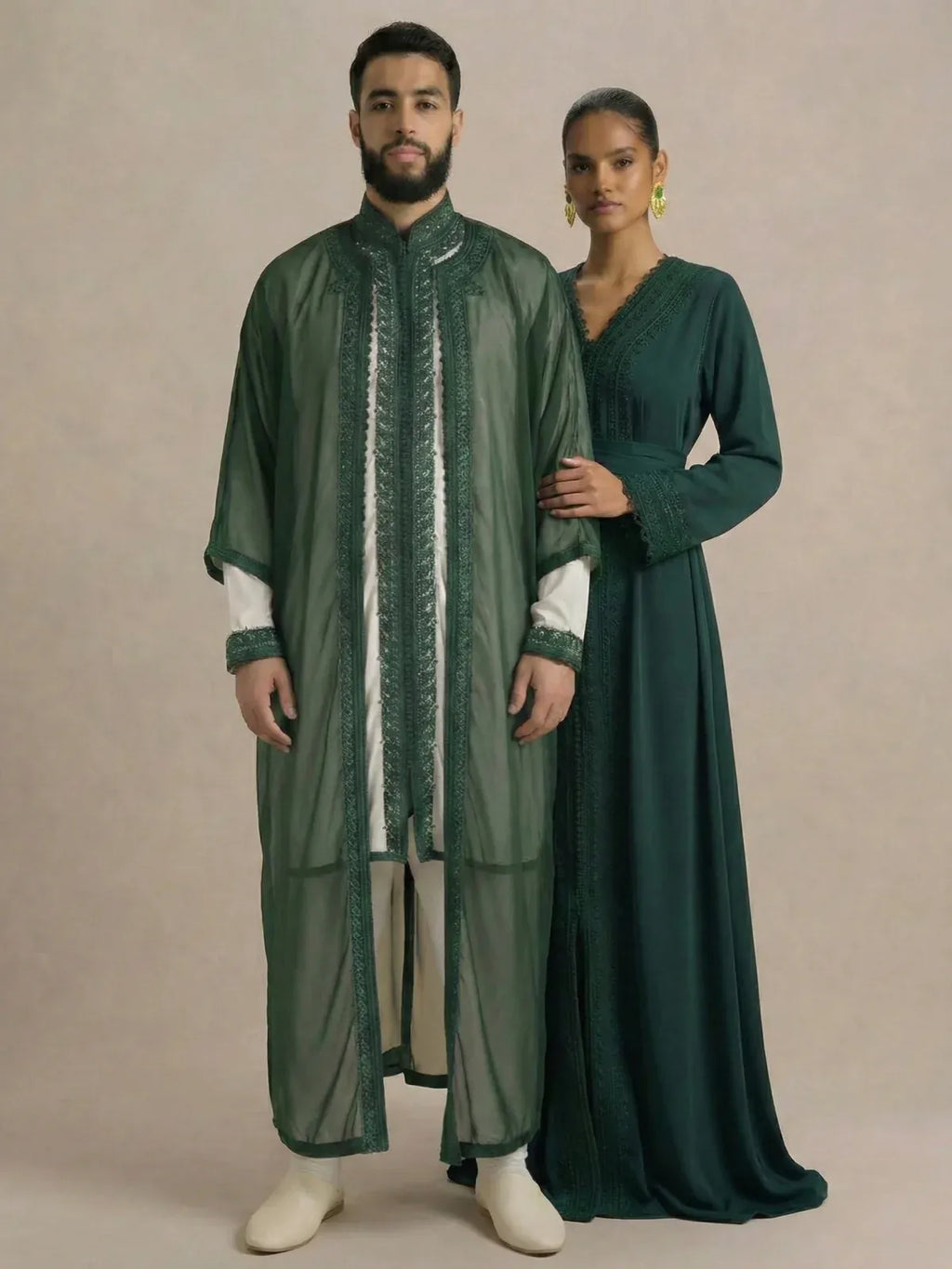 Kaftan Marokkanisch Grün