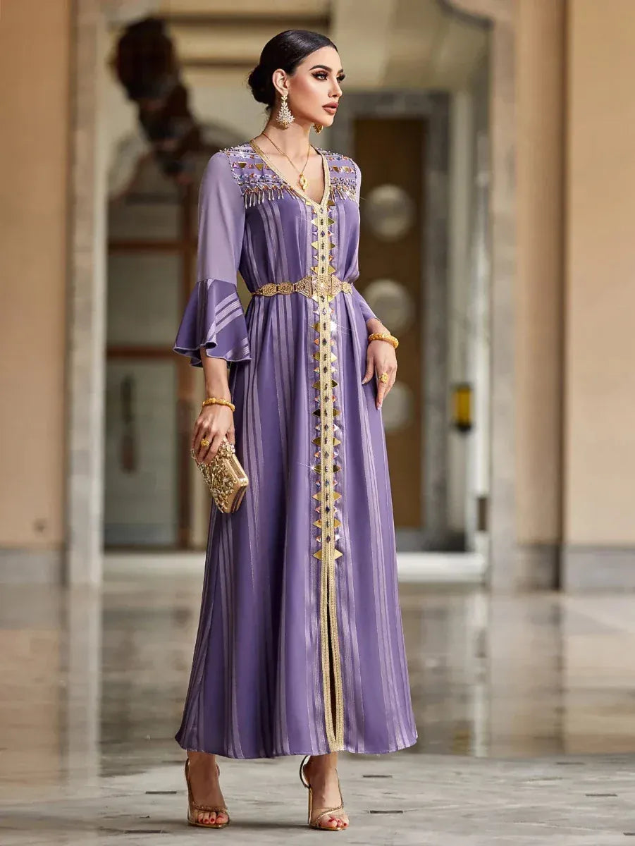 Caftano marocchino viola