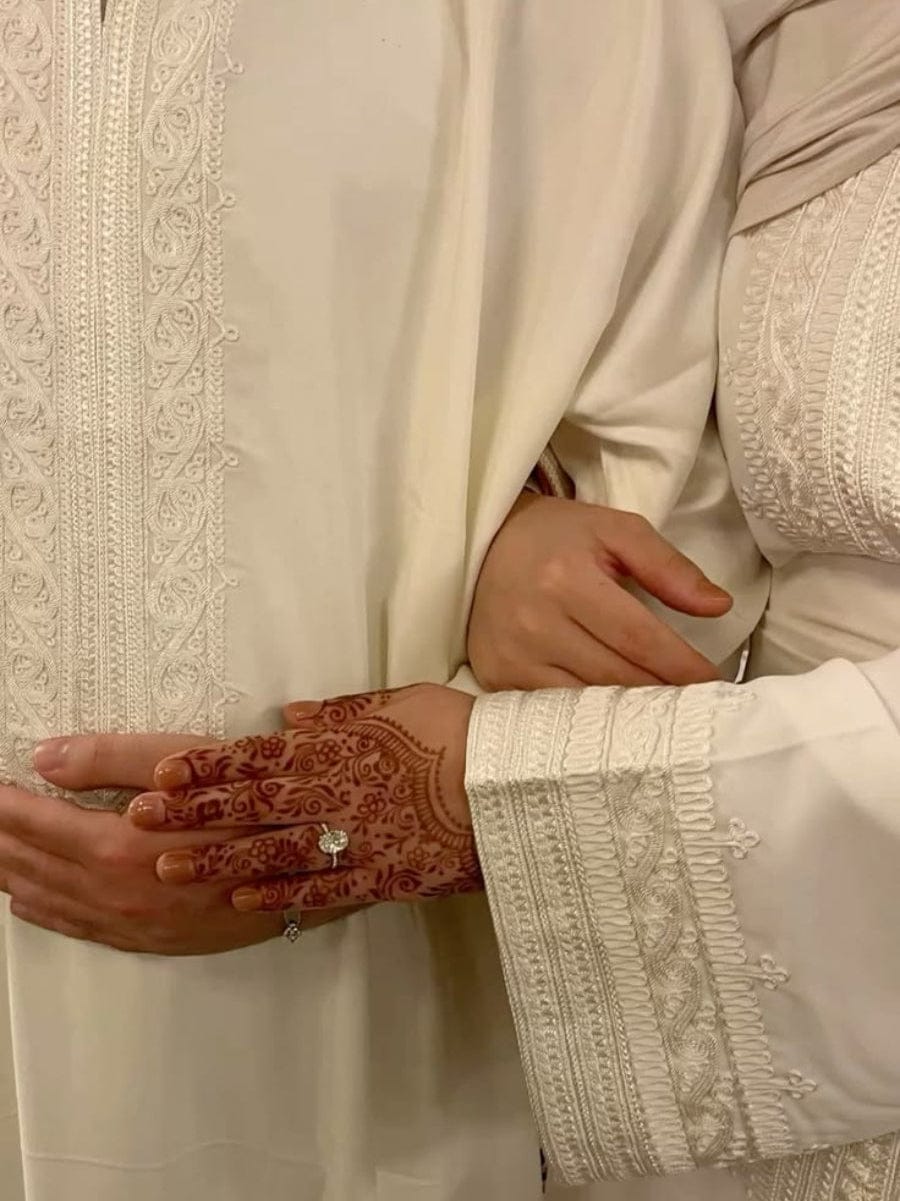 Kaftan Moroccan White