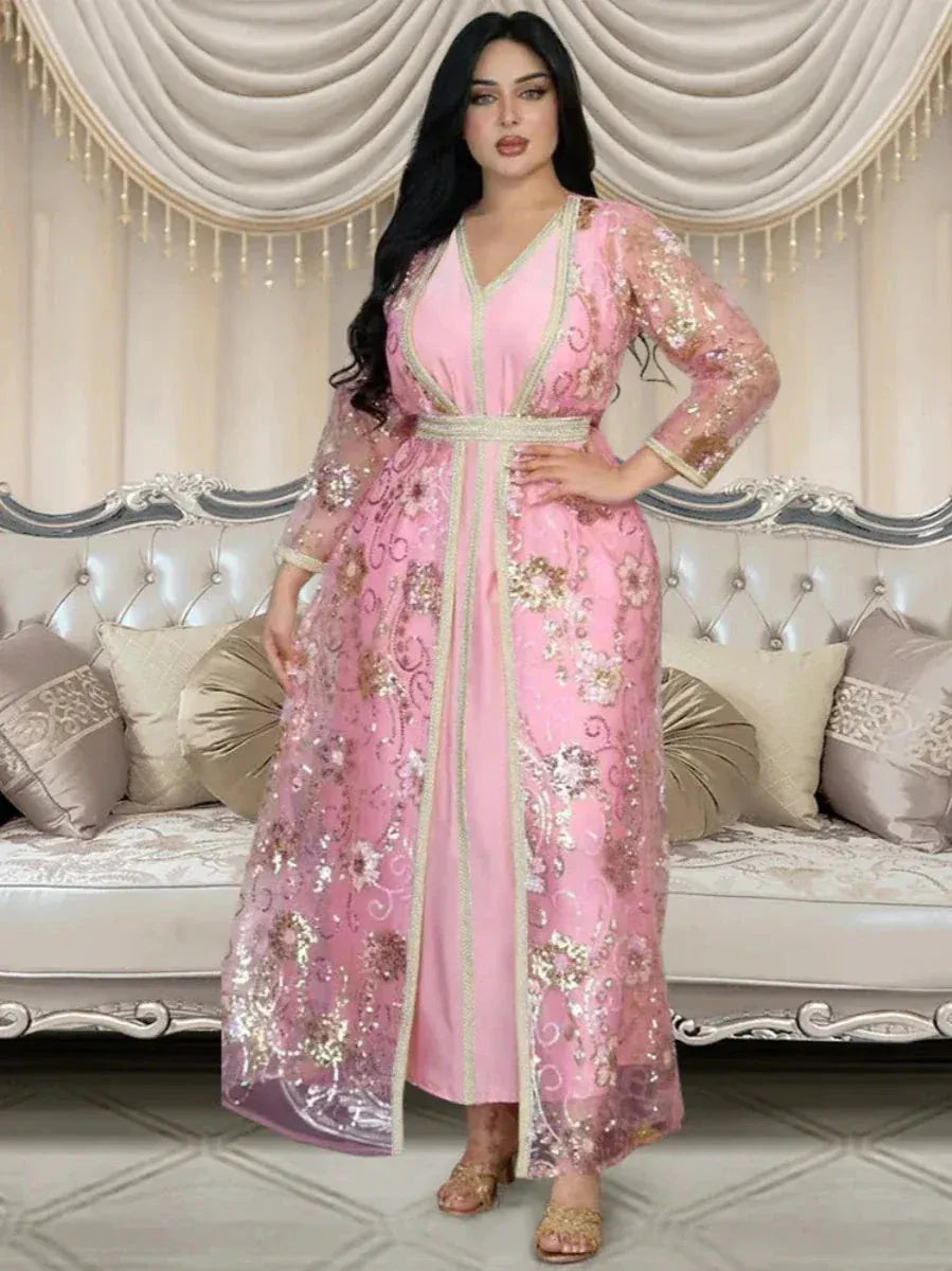 Kaftan Poederroze