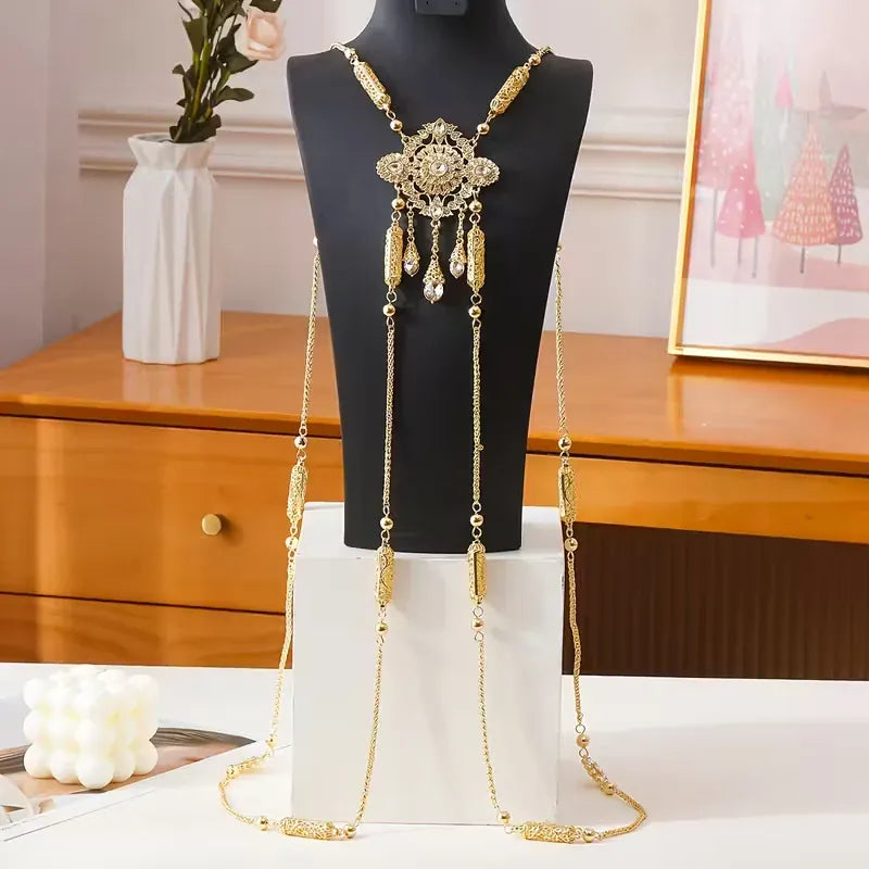 Kaftan Back Jewelry Eastern Refinement