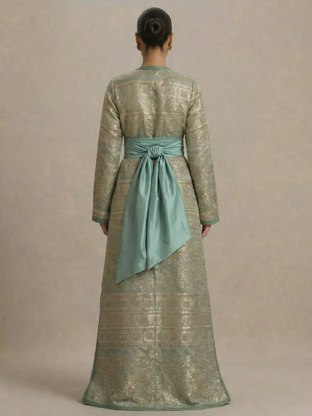 Kaftan van Brokaat