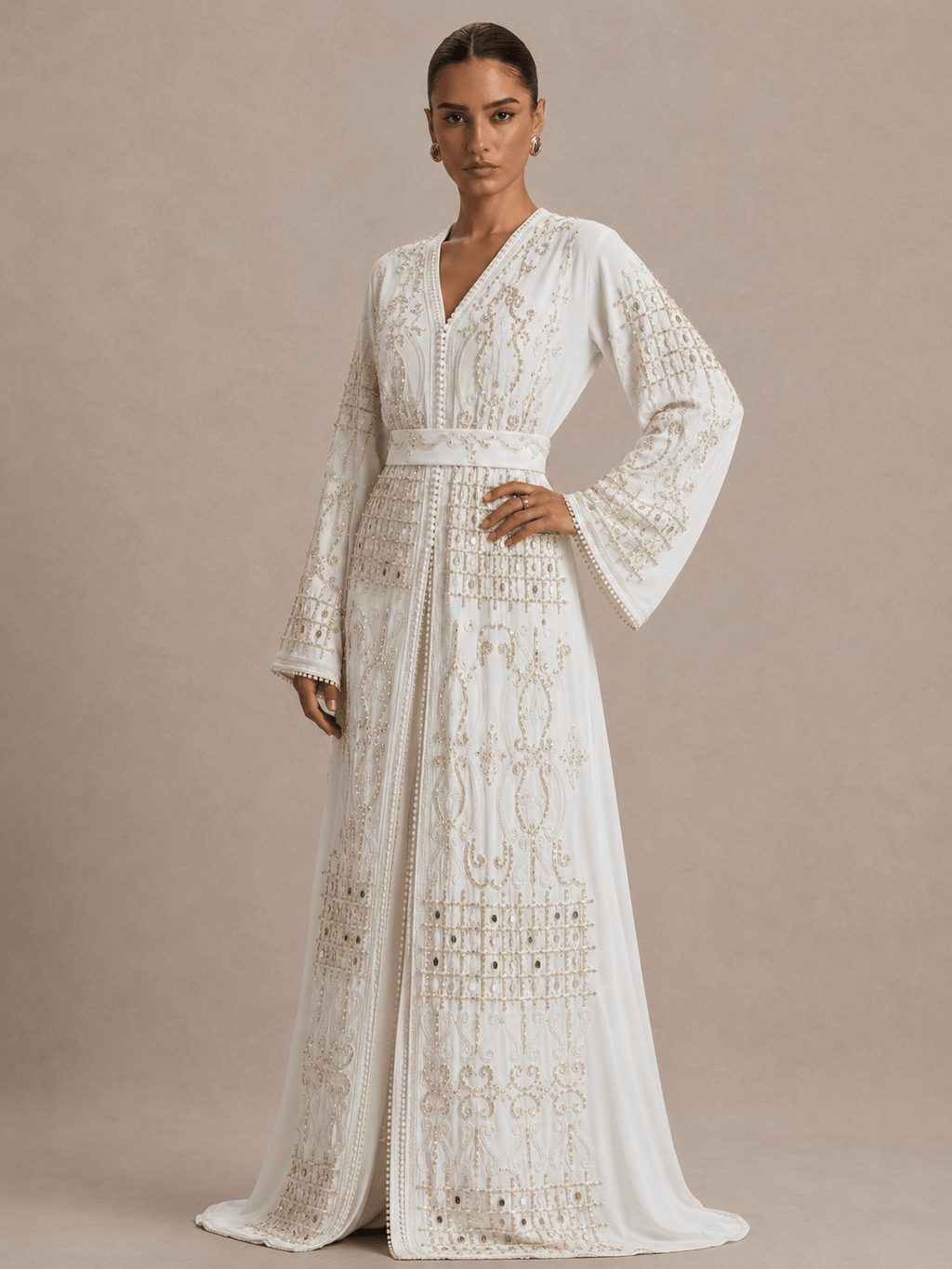 Kaftan Weiß Hochzeit