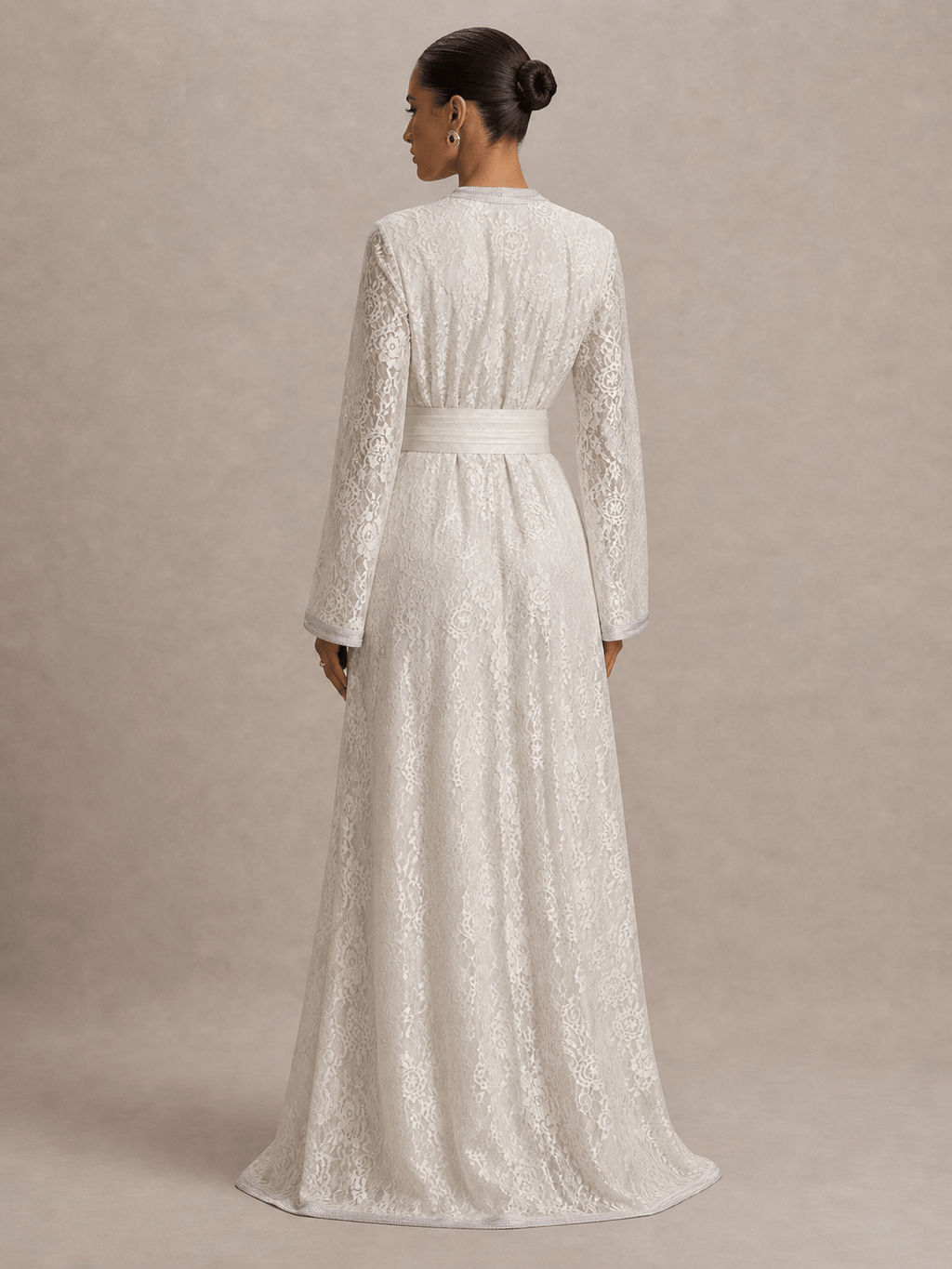 Kaftan White Hlel