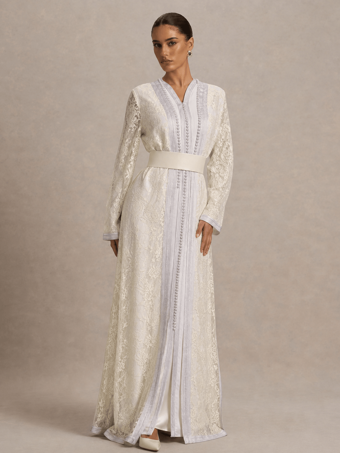 Kaftan Weiß Hlel
